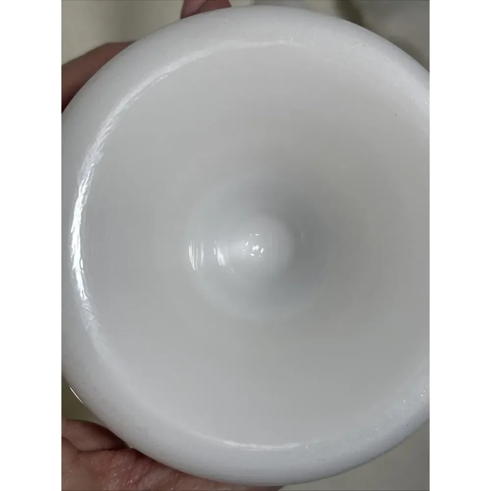 Vintage Westmoreland Milk Glass Paneled 8
